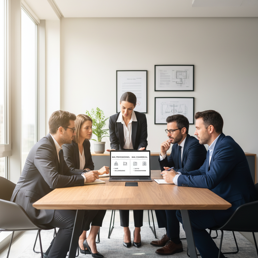 Comparaison détaillée entre bail professionnel et bail commercial